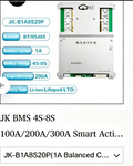 Smart Active BMS 4S–8S 300A Discharge | LiFePO4/Li-ion/LTO | 2A Balancing